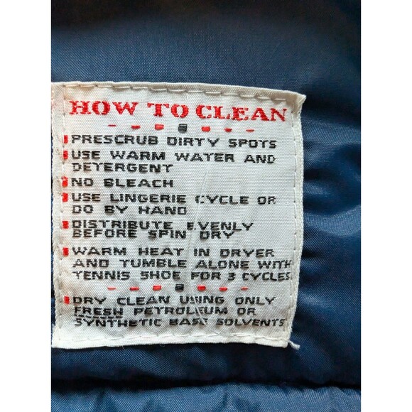 VTG 70's Campus RARE Winter Vest Down/Feather Filling Mens L Retro - Picture 6 of 7